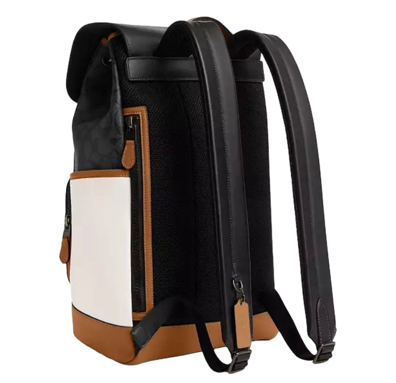 Mochila Coach Track en lona distintiva con bloques de color