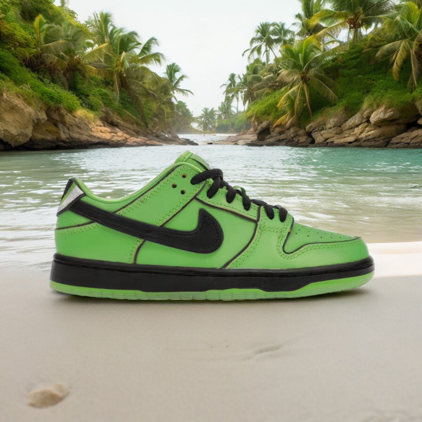 The Powerpuff Girls × Nike SB PS Dunk Low Pro QS "Buttercup"